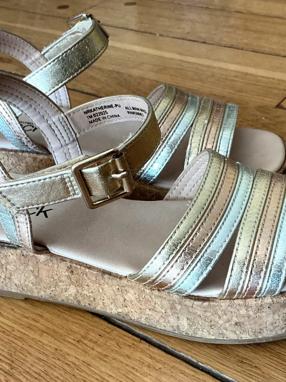 Nordstrom Rack Kids' Katherine Cork Platform Sandal / Size 1M